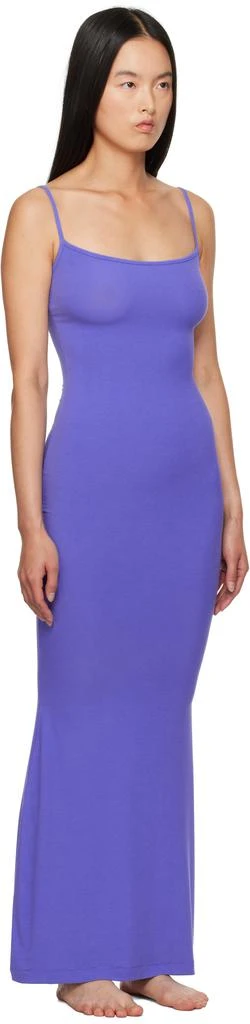 SKIMS Purple Soft Lounge Long Slip Dress 2