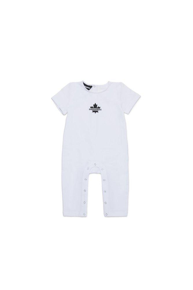 DSQUARED2 Dsquared2 Kids Logo Printed Short-Sleeved Babygrow