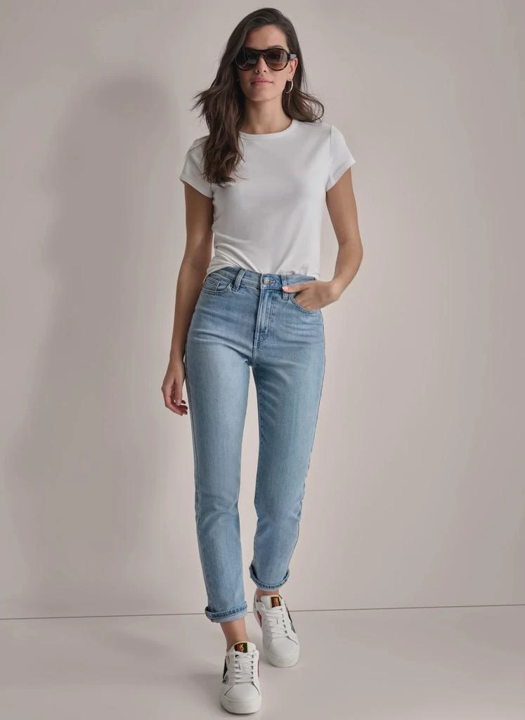 DKNY HIGH RISE SLIM STRAIGHT JEAN 3