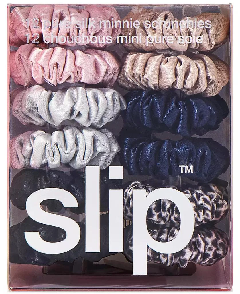 Slip 12-Pc. Pure Silk Minnie Scrunchies Classic Set 4