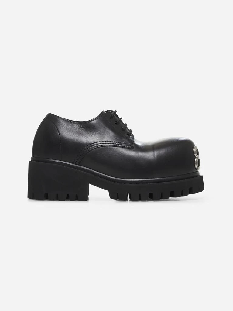 Balenciaga Sergent Derby BLACK 42-9 - Business Casual Shoes - Free 
