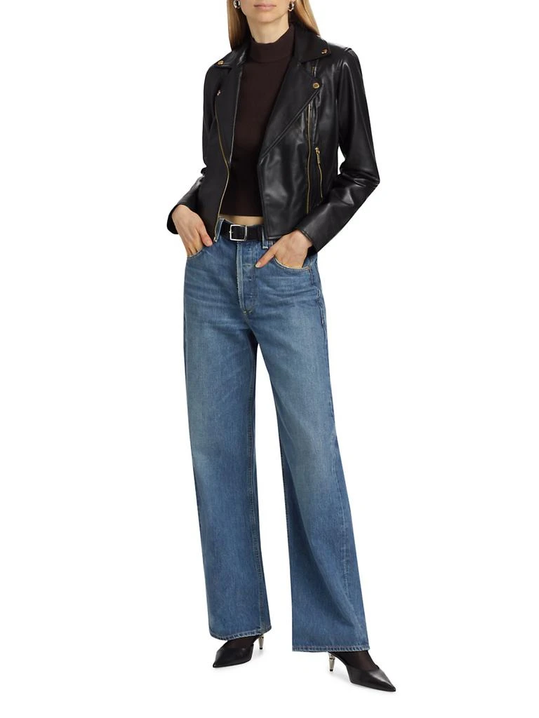 Michael Kors Leather Moto Jacket 2