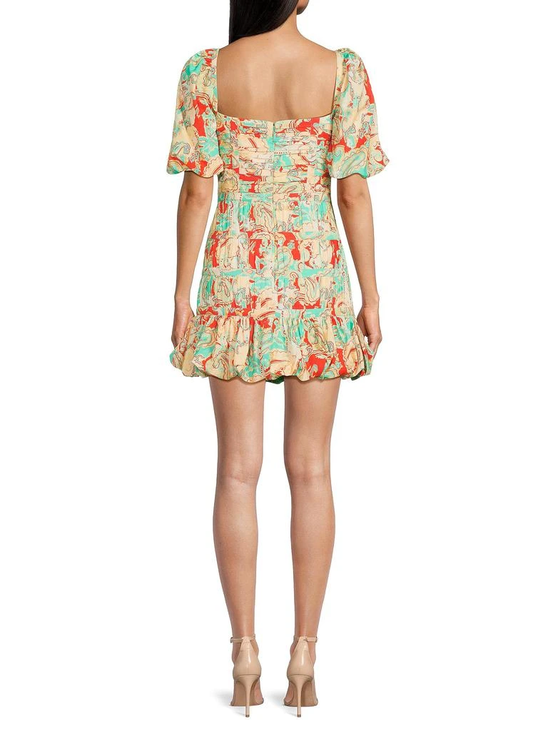 knee length dresses for ladies Nash Mini Dress in Martin Geo – Lukka Boutique main image 1