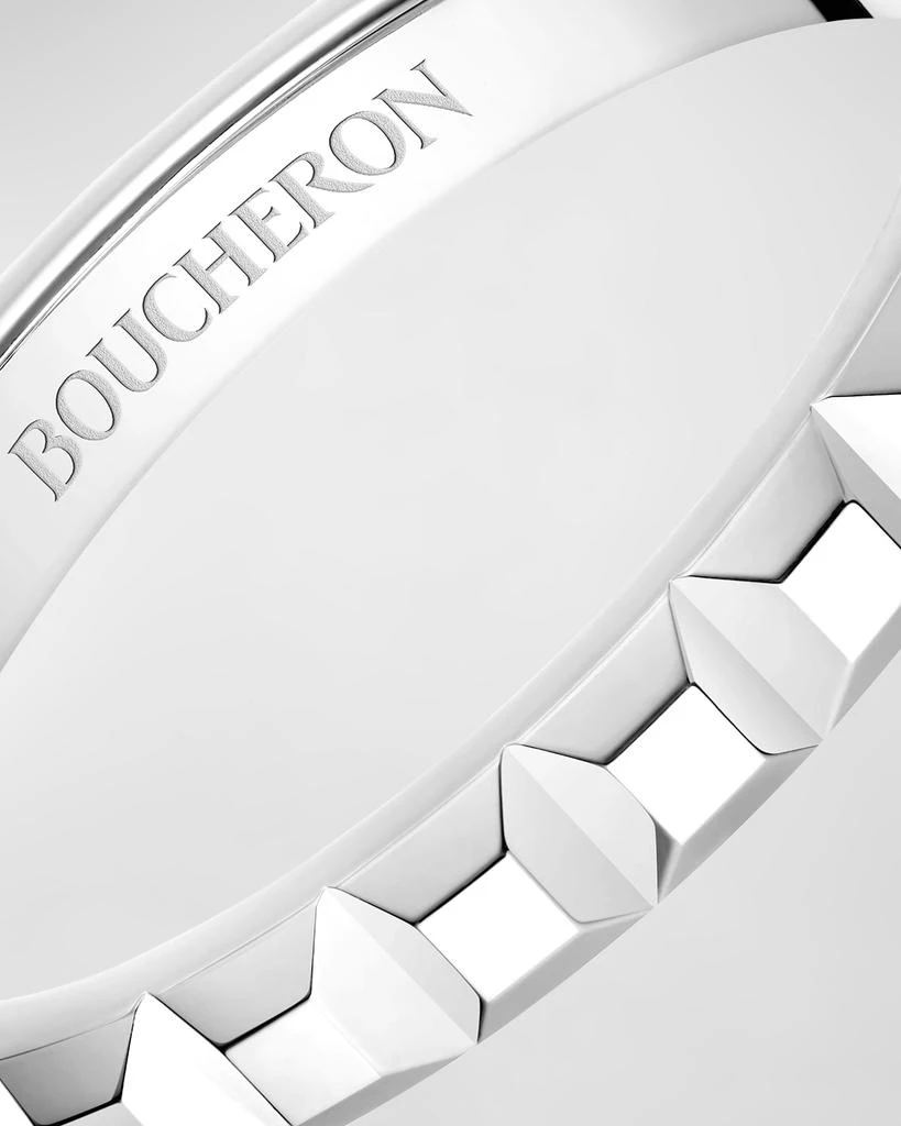 Boucheron Quatre Platinum Clou de Paris Band Ring 4