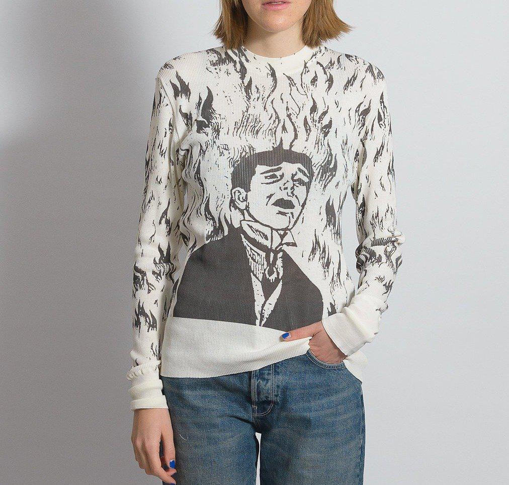 Enfants Riches Deprimes Enfants Riches Déprimés Intarsia-Knit Long Sleeved Jumper