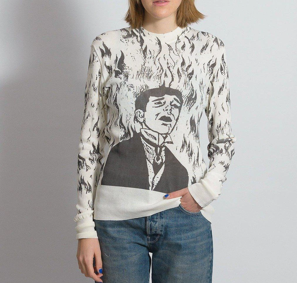 Enfants Riches Deprimes Enfants Riches Déprimés Intarsia-Knit Long Sleeved Jumper 1