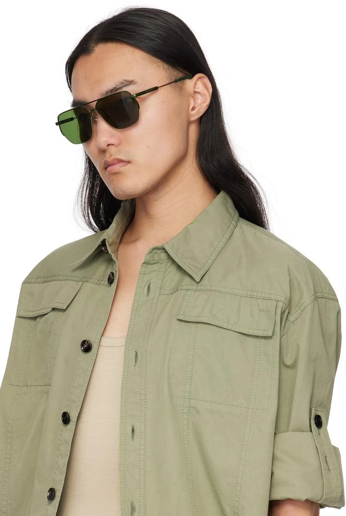 Jacquemus Green 'Les lunettes Aviador' Sunglasses 4
