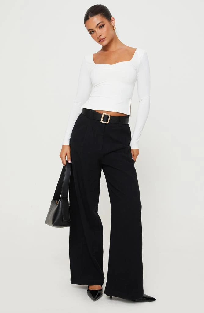 Princess Polly Rehna Side Slit Long Sleeve Top 4