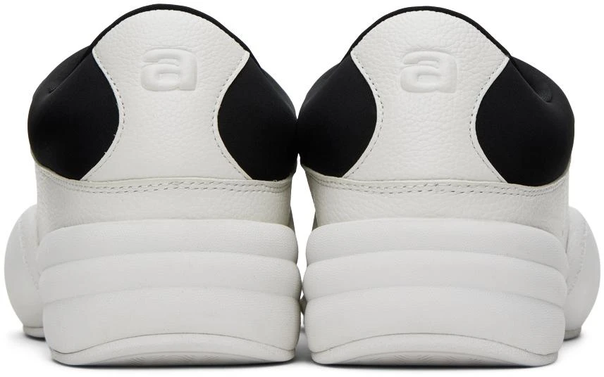 Alexander Wang White & Black AW Hoop Slip-On Sneakers 2