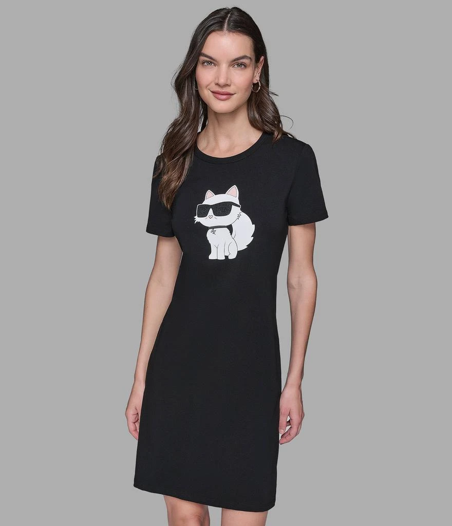 Karl Lagerfeld Paris CHOUPETTE T-SHIRT DRES 4