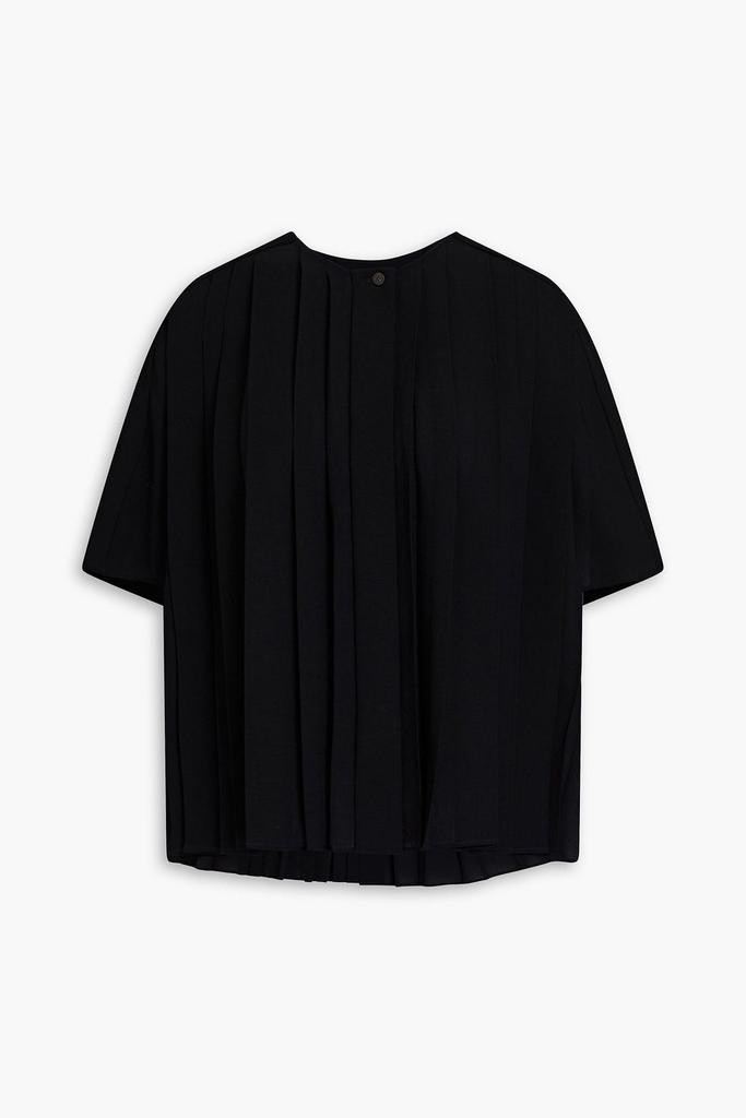 Joseph Bouloi pleated crepe blouse