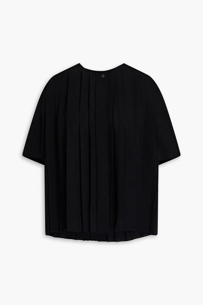 Joseph Bouloi pleated crepe blouse 1