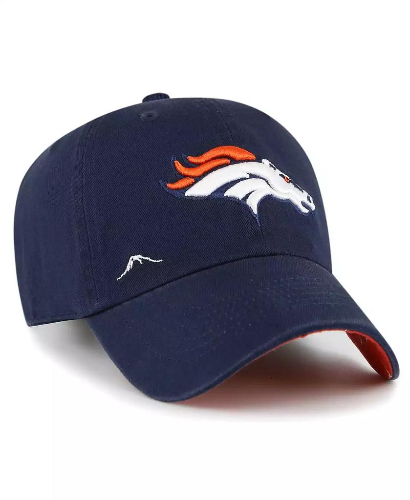 47 Brand Women's Navy Denver Broncos Confetti Icon Clean Up Adjustable Hat