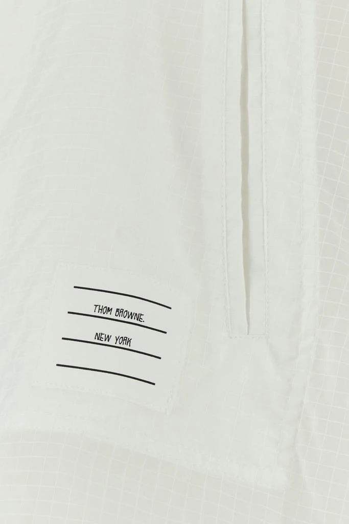 Thom Browne White nylon Swing windbreaker 2
