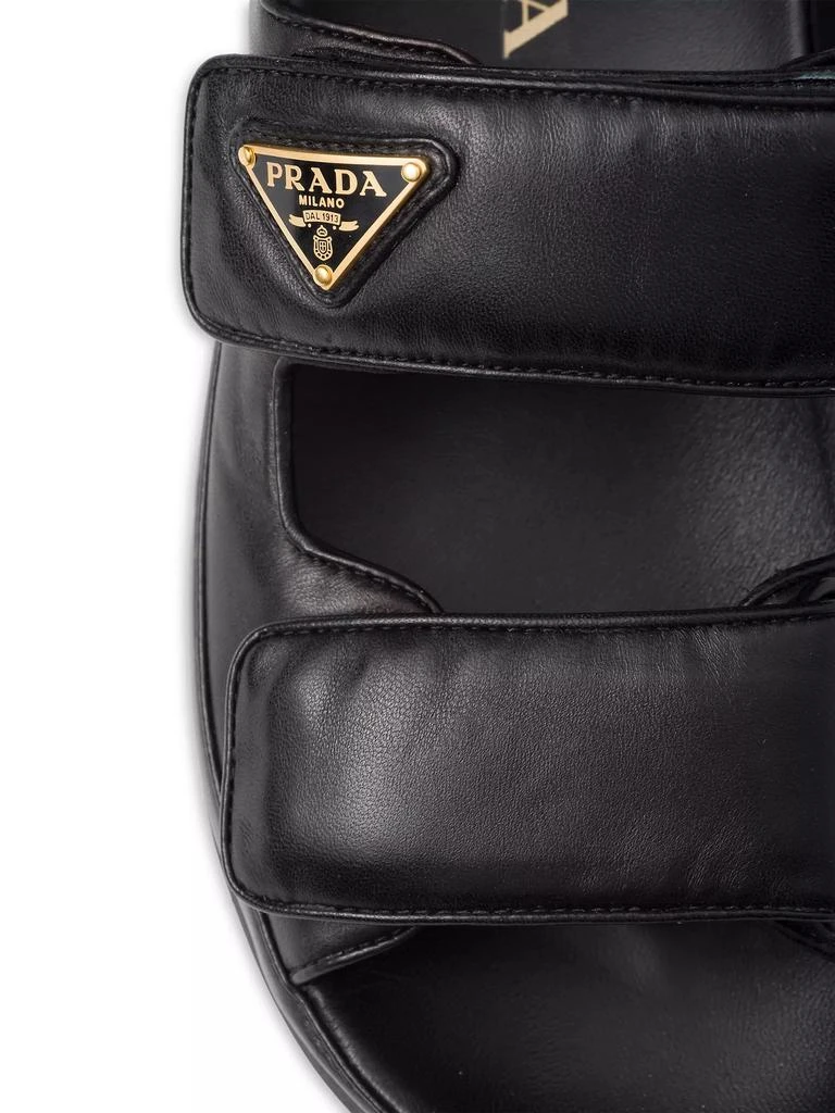 Prada Flat Nappa Leather Sandals 5