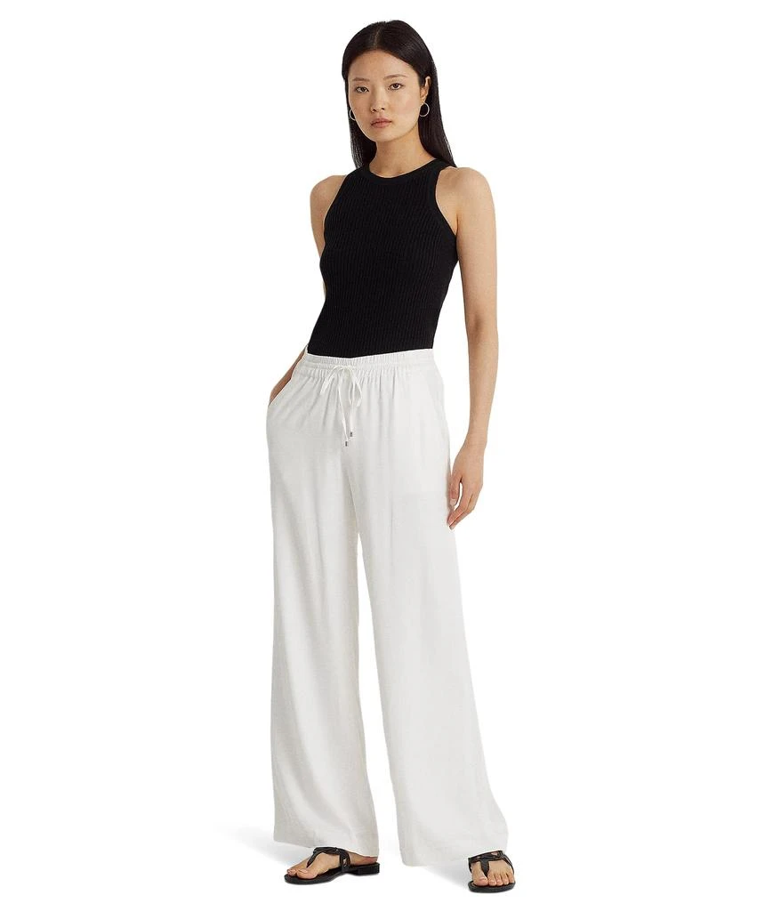 Ralph Lauren Twill Wide-Leg Pants 4