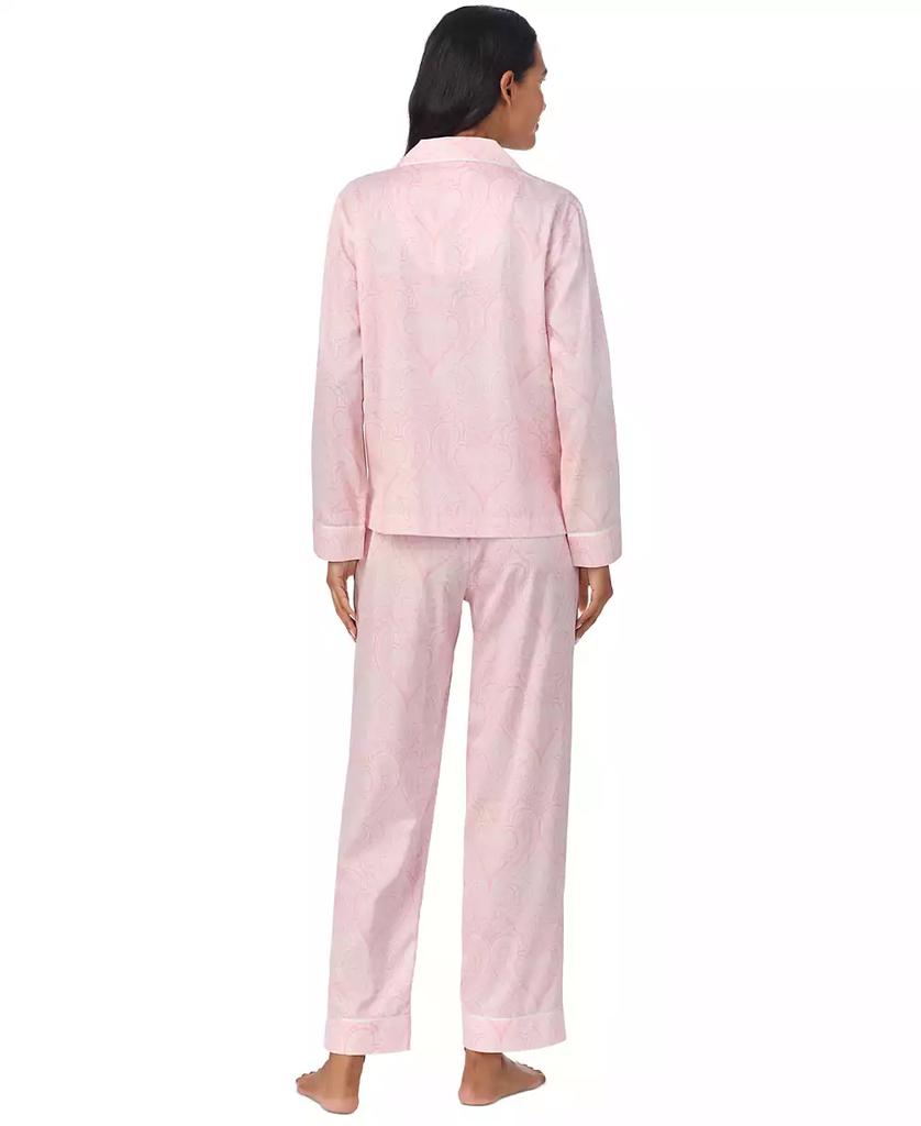 Ralph Lauren Women's Notched-Collar Pajama Set