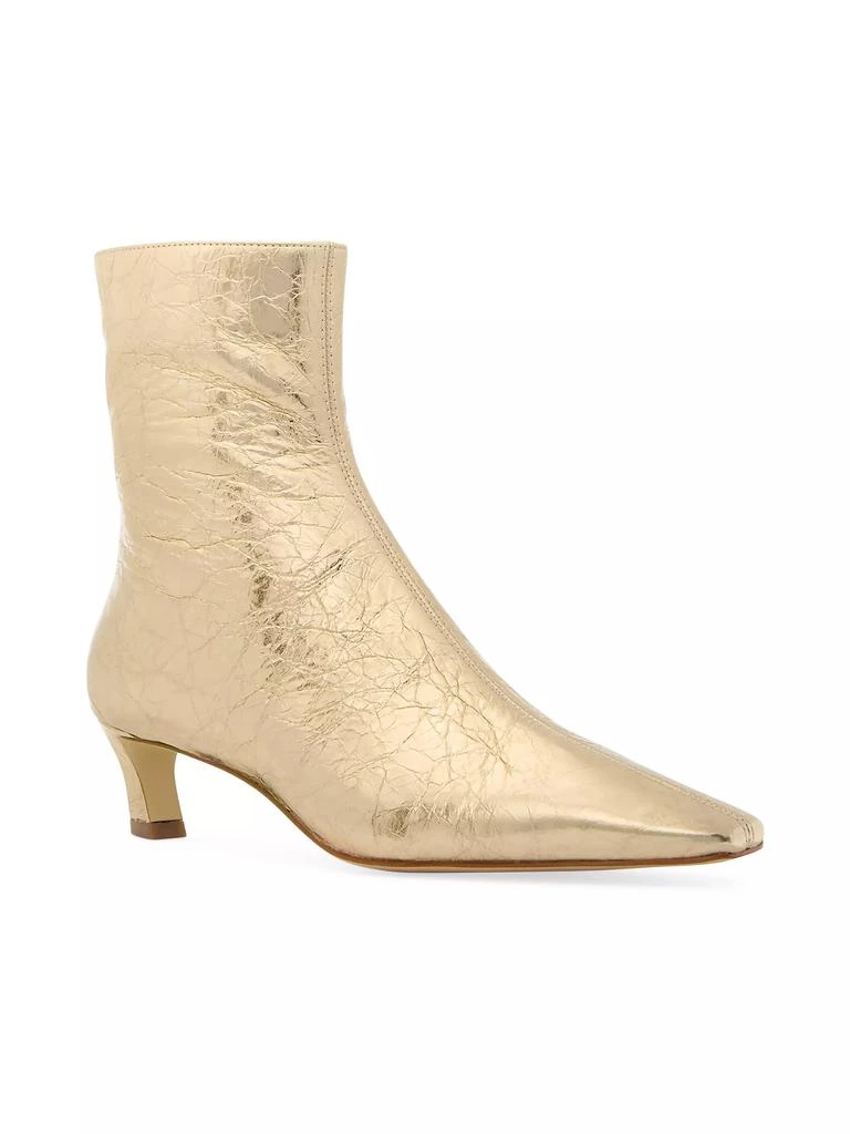 Shop Cosmo 40MM Metallic Leather Booties on Sale at BeyondStyle