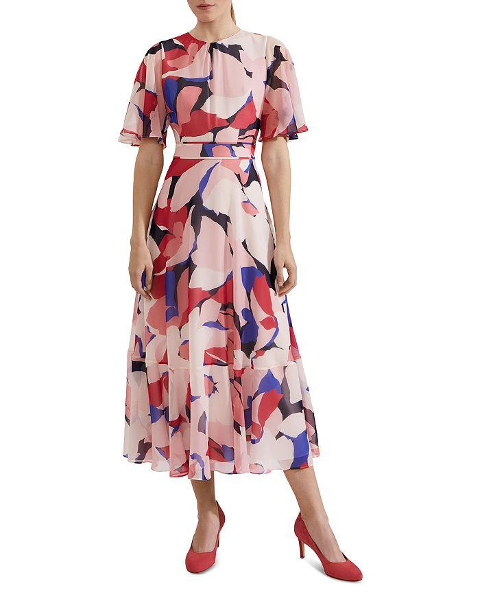 HOBBS LONDON Freya Printed Silk Dress 5