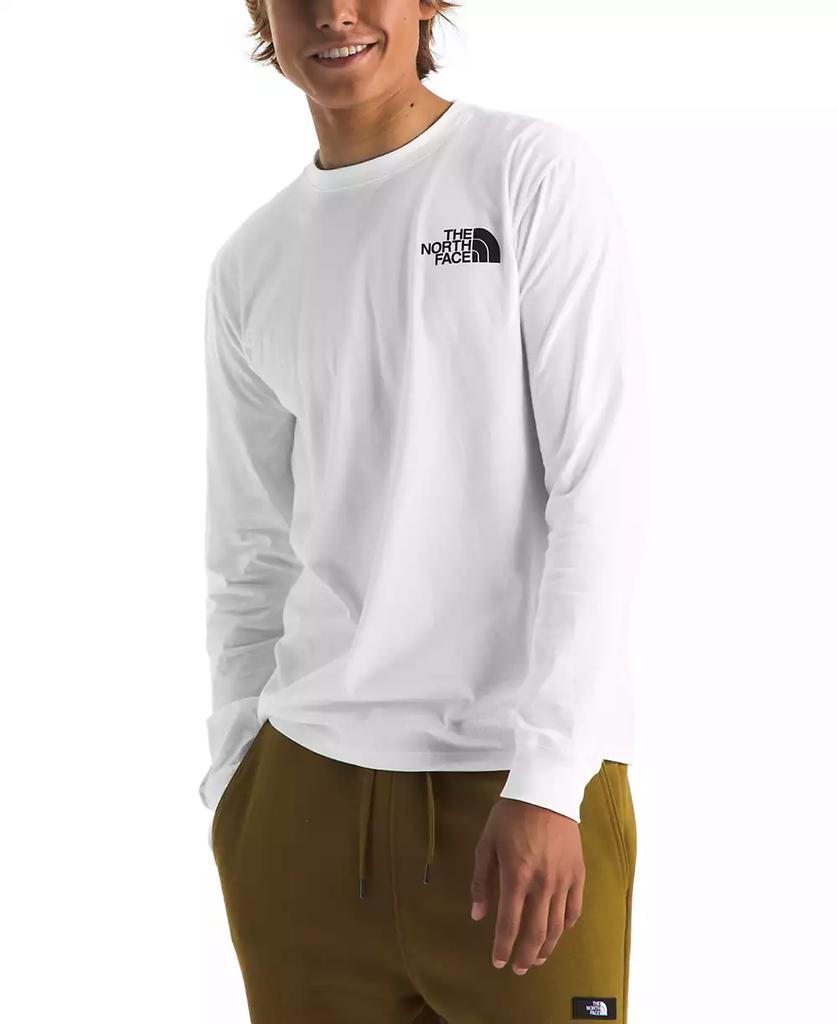 The North Face Men's Box NSE Standard-Fit Logo Graphic Long-Sleeve T-Shirt  Tnf White/multi-color L - T-Shirts - BeyondStyle