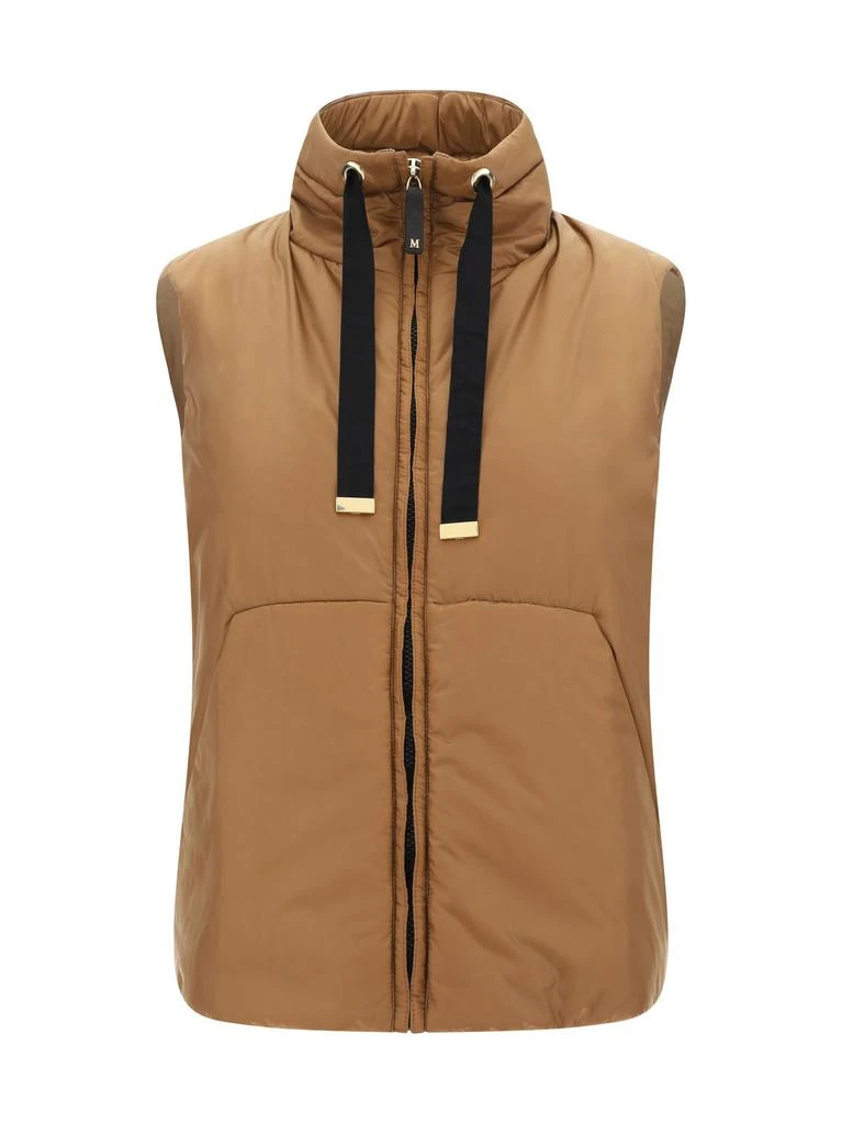 MAX MARA THE CUBE Max Mara The Cube Zip-Up Drawstring Down Jacket 1