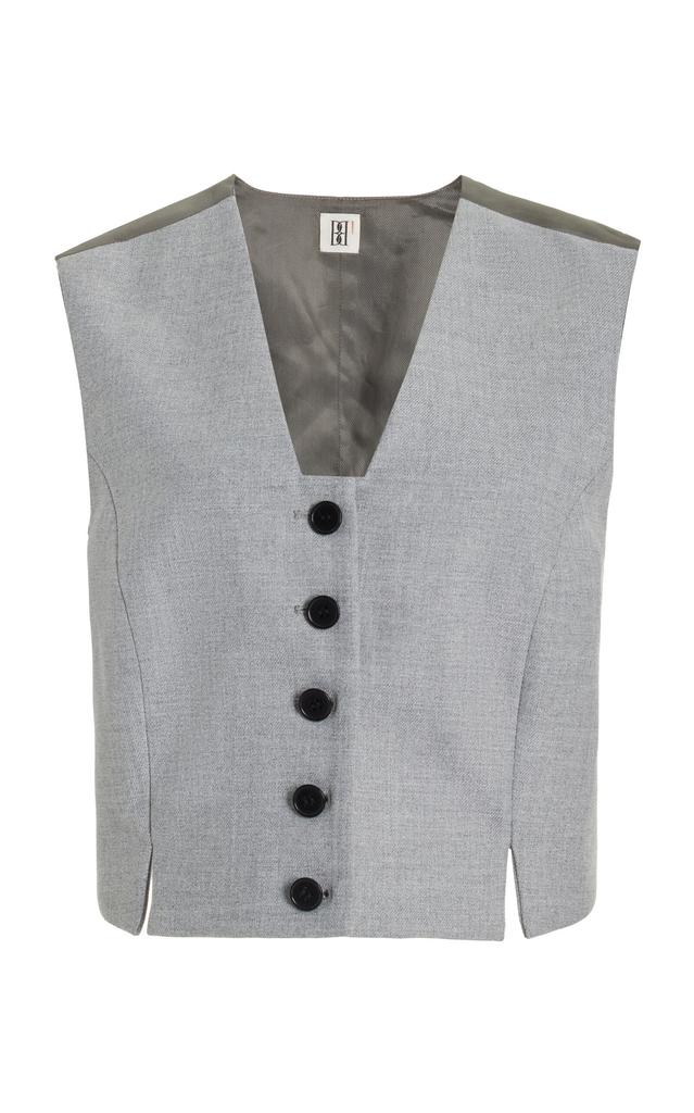 By Malene Birger By Malene Birger - Bettas Cropped Vest - Grey - EU 38 - Moda Operandi