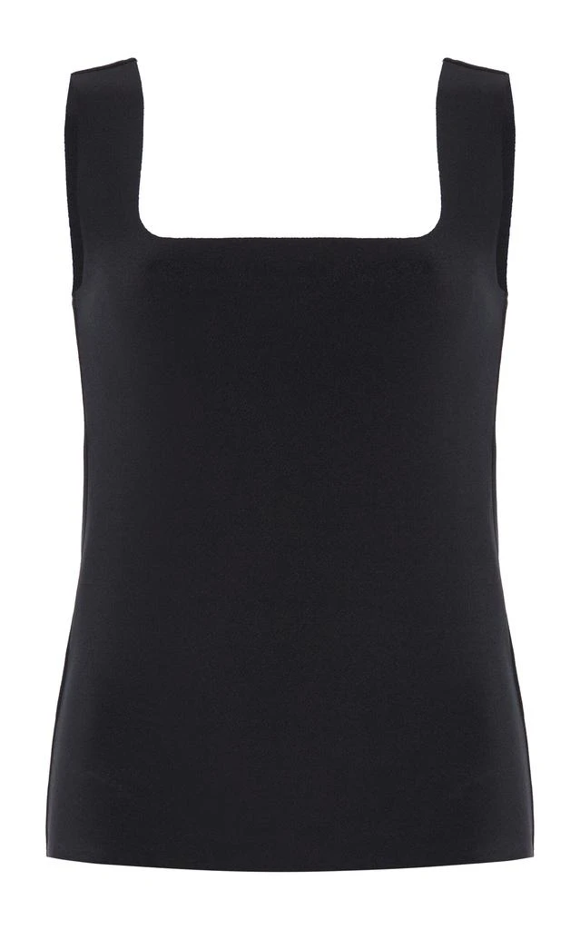 BIRROT BIRROT - Exclusive Lay2 Sleeveless Bonded Crepe Top - Black - 0 - Moda Operandi 1