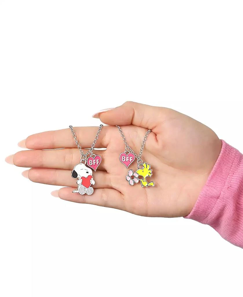 Peanuts Snoopy Woodstock BFF 2 Piece Necklace Set 16" Officially Licensed 4