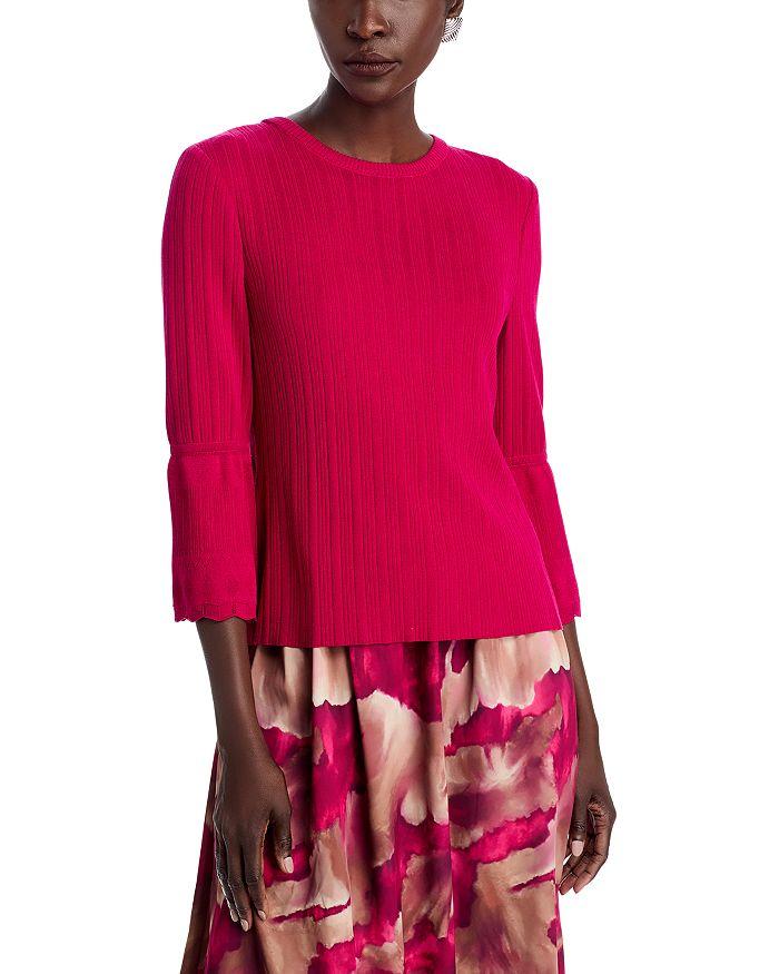 Misook Ribbed Knit Top