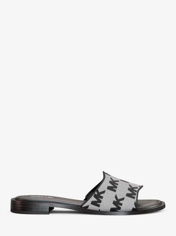 Michael Kors Hannah Logo Jacquard Slide Sandal 2