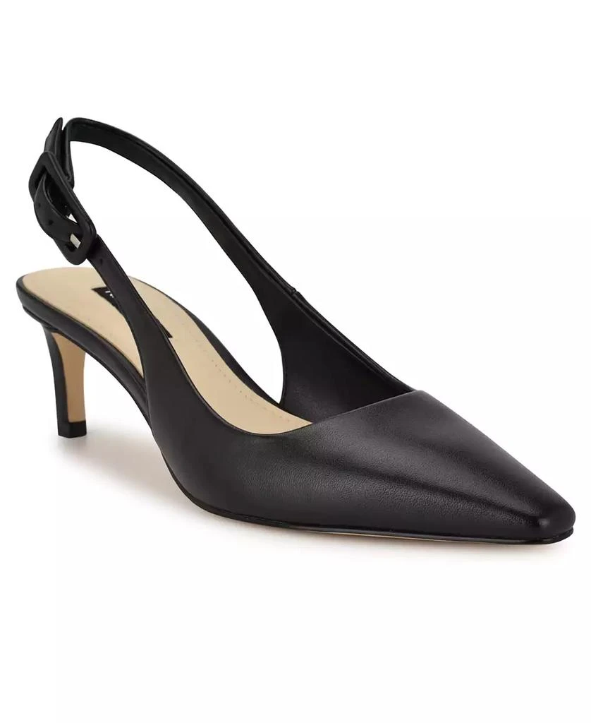 Nine West Women's Yurri Kitten Heel Dress Slingback Pumps 1