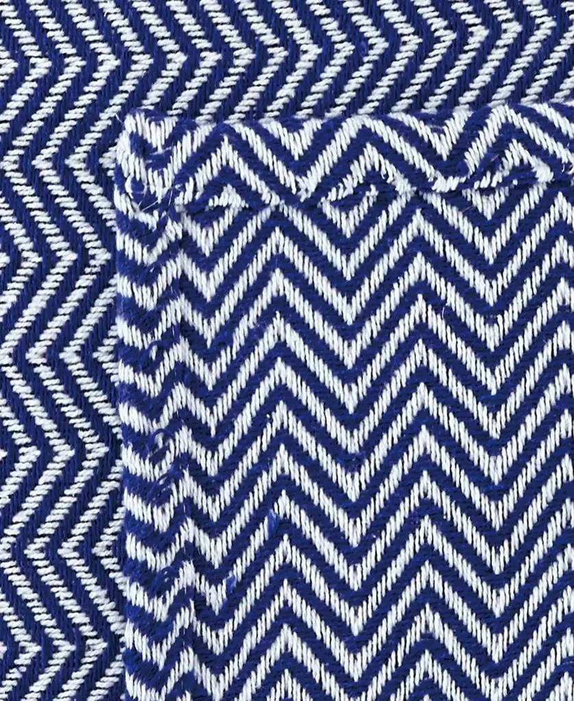 Melange Home Herringbone Cotton Blanket 2