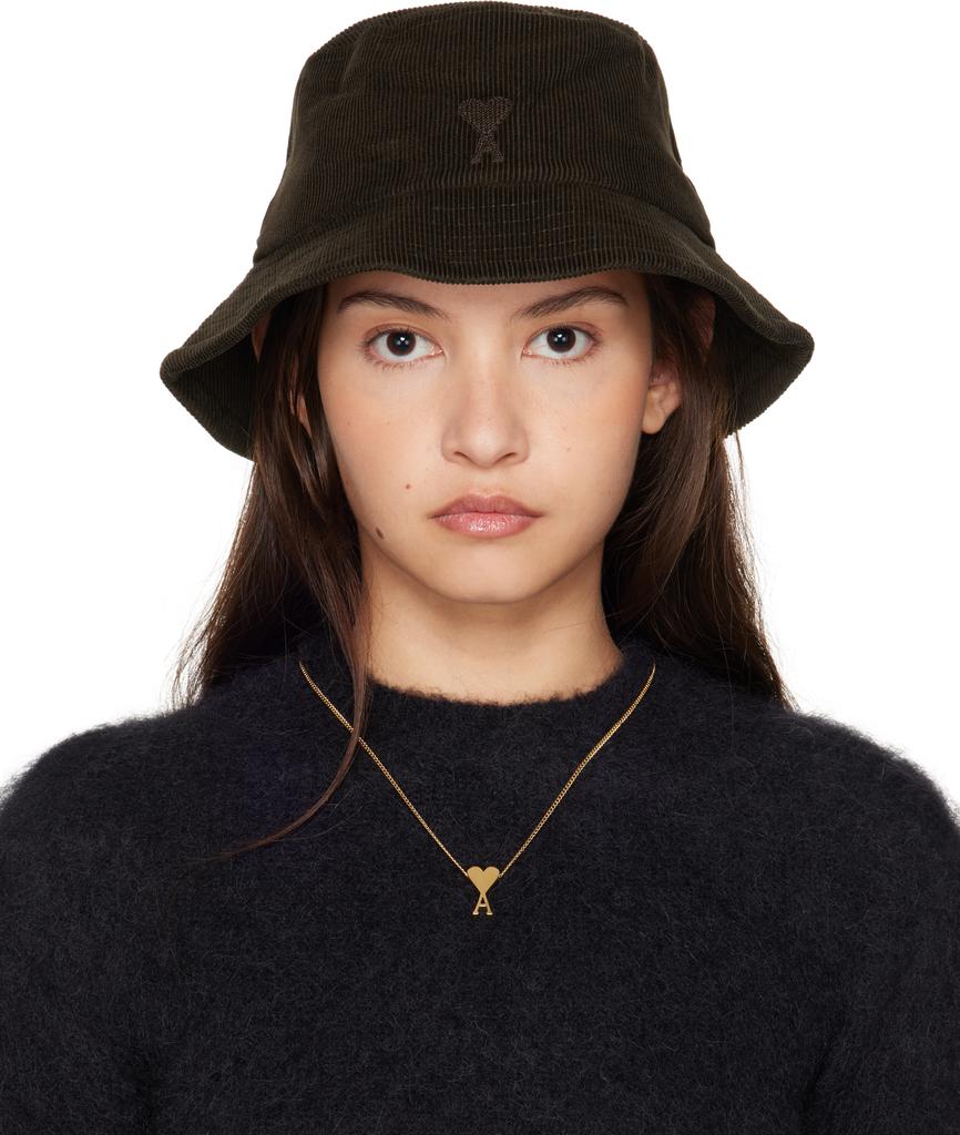 AMI AMI Paris Ami de Coeur Logo Patch Denim Trucker Cap