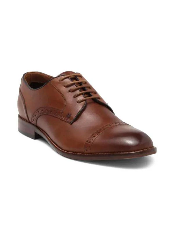 Paisley and Gray Leather Derby Brogues 2