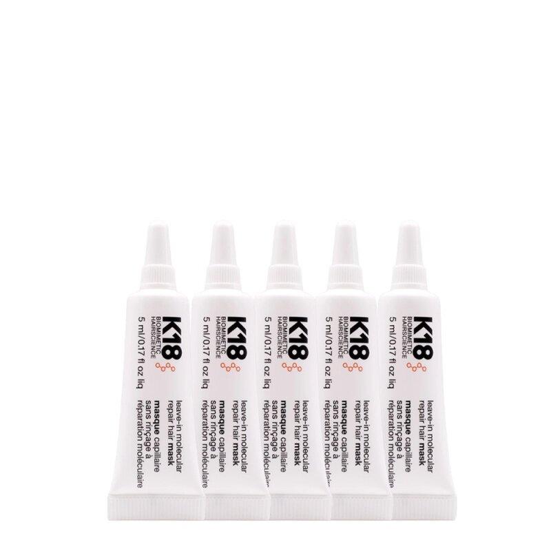 K18 K18 - Leave-In Molecular Repair Hair Mask 5 Pack (5 x 5ml)
