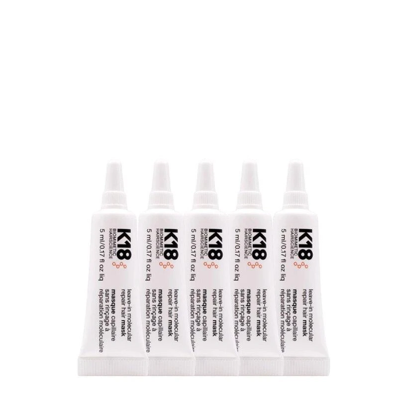 K18 K18 - Leave-In Molecular Repair Hair Mask 5 Pack (5 x 5ml) 1