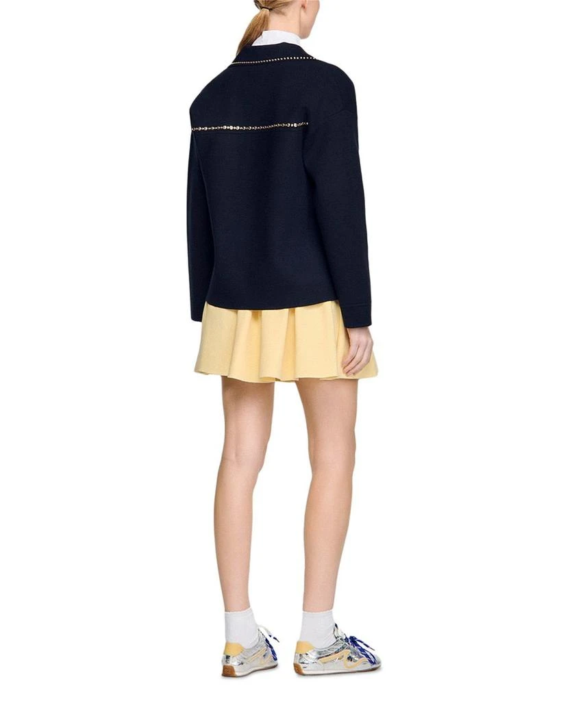 Sandro Studded Cardigan 3