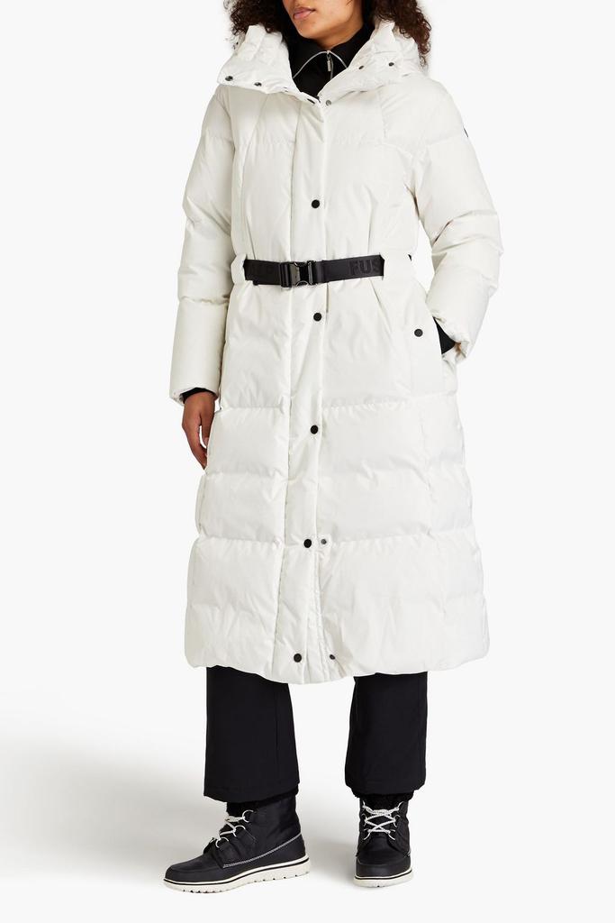Fusalp Quilted belted shell hooded down coat