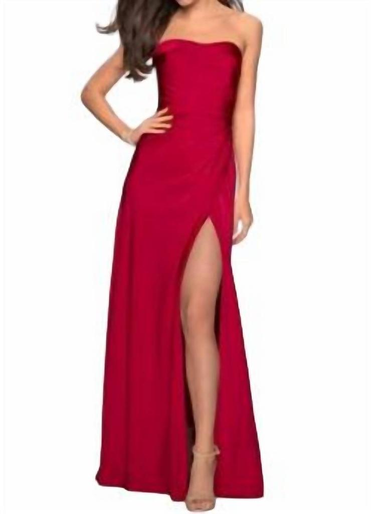 La Femme La Femme - Strapless Gown
