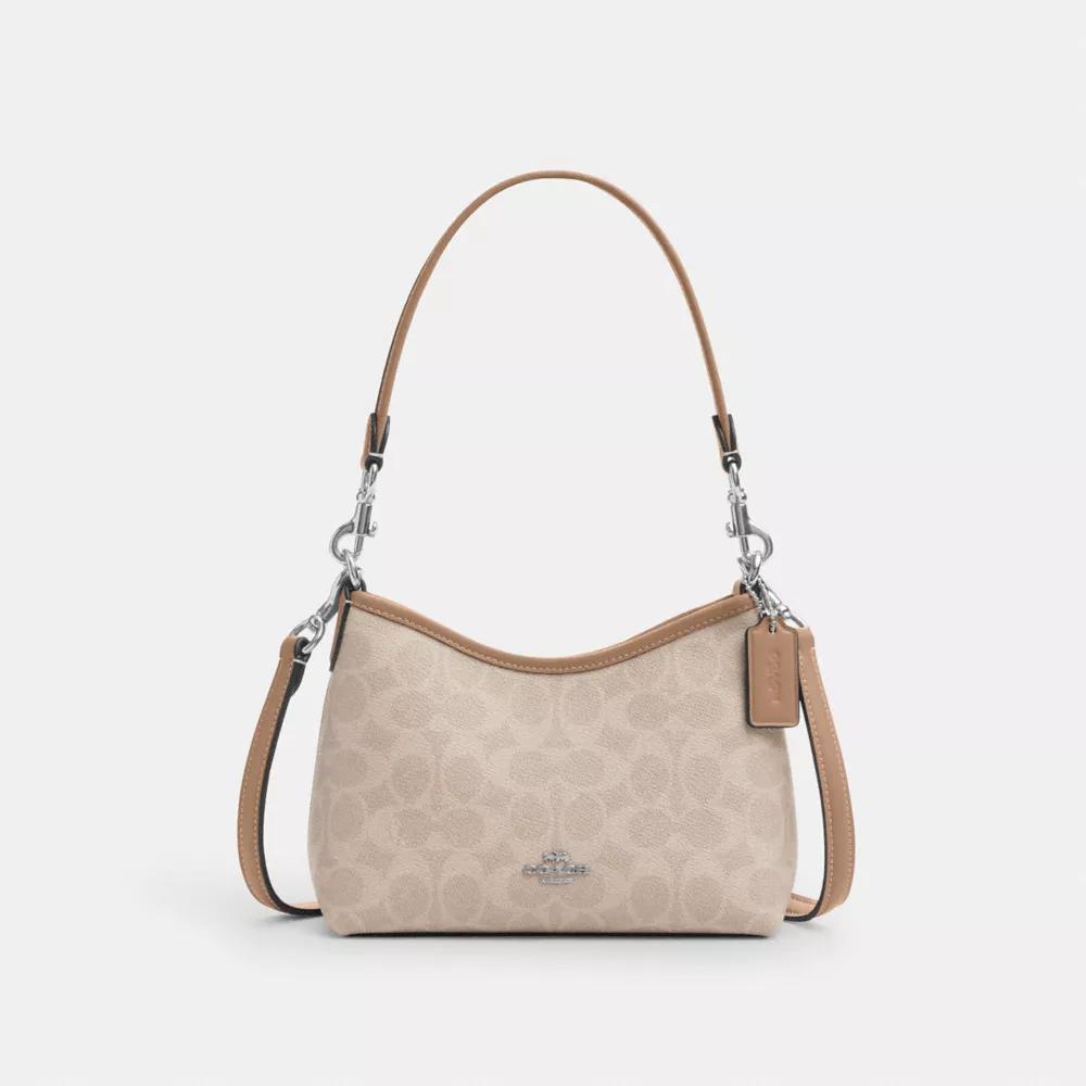 Coach Laurel Small Shoulder Bag In Signature Canvas