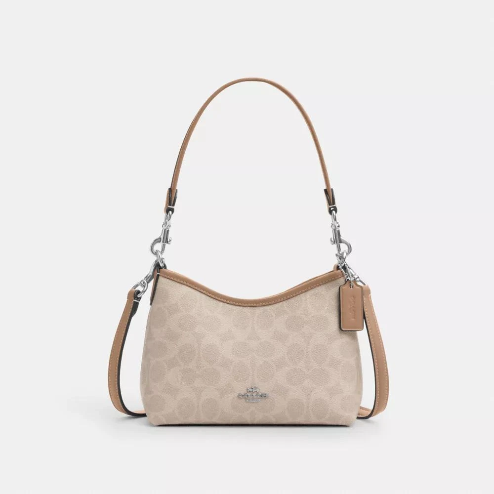 Coach Laurel Small Shoulder Bag In Signature Canvas 1