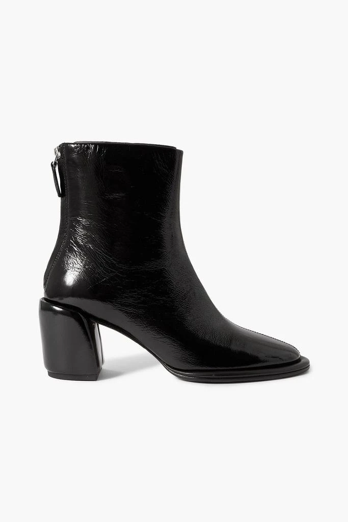 Naomi glossed-leather ankle boots – On Sale Now with Up to 70% Off