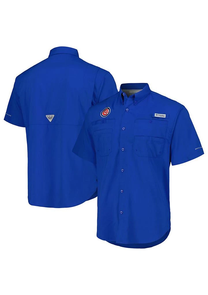 Columbia MLB Chicago Cubs Tamiami Omni-Shade Button-Down Shirt
