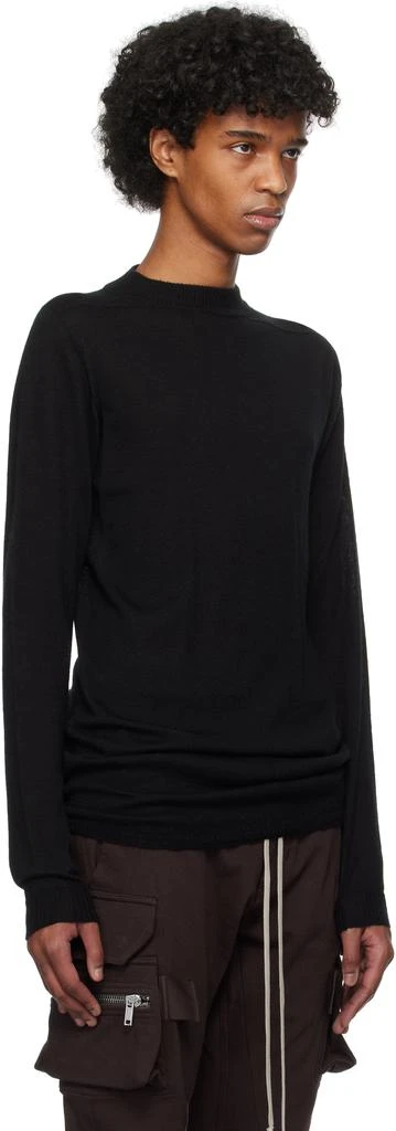Rick Owens Black Hollywood Level Lupetto Sweater 2