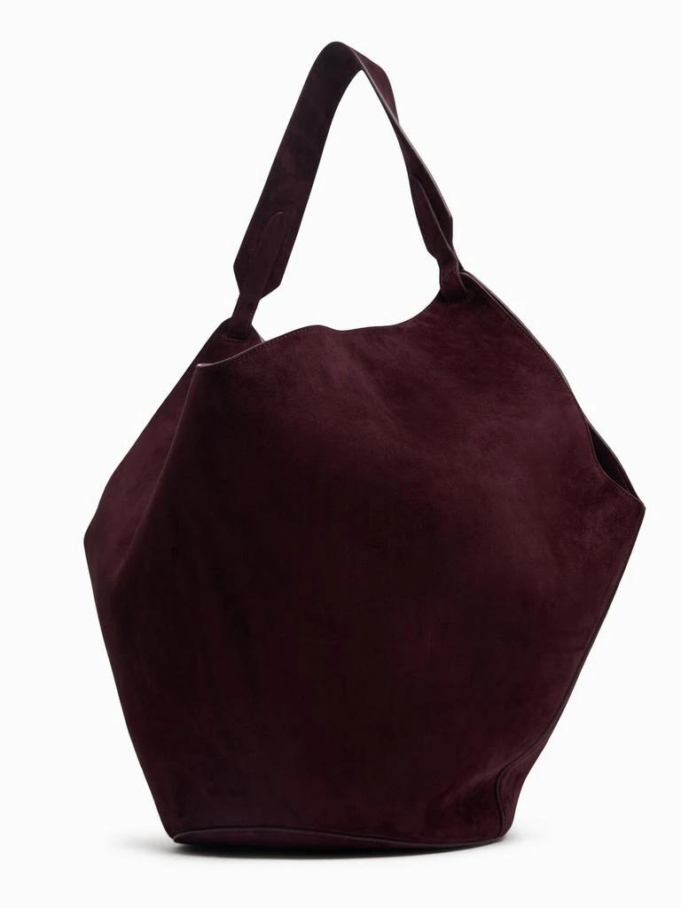 Khaite Medium Lotus Suede Tote Bag 3