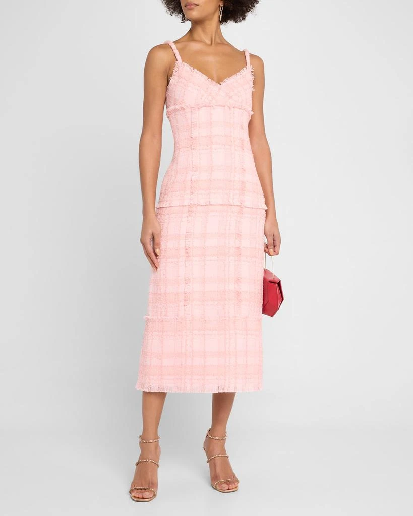 Alexis Vicci Tweed Midi Dress 4