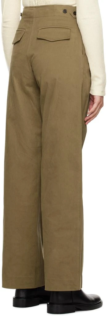 LVIR Khaki Pleated Trousers 3