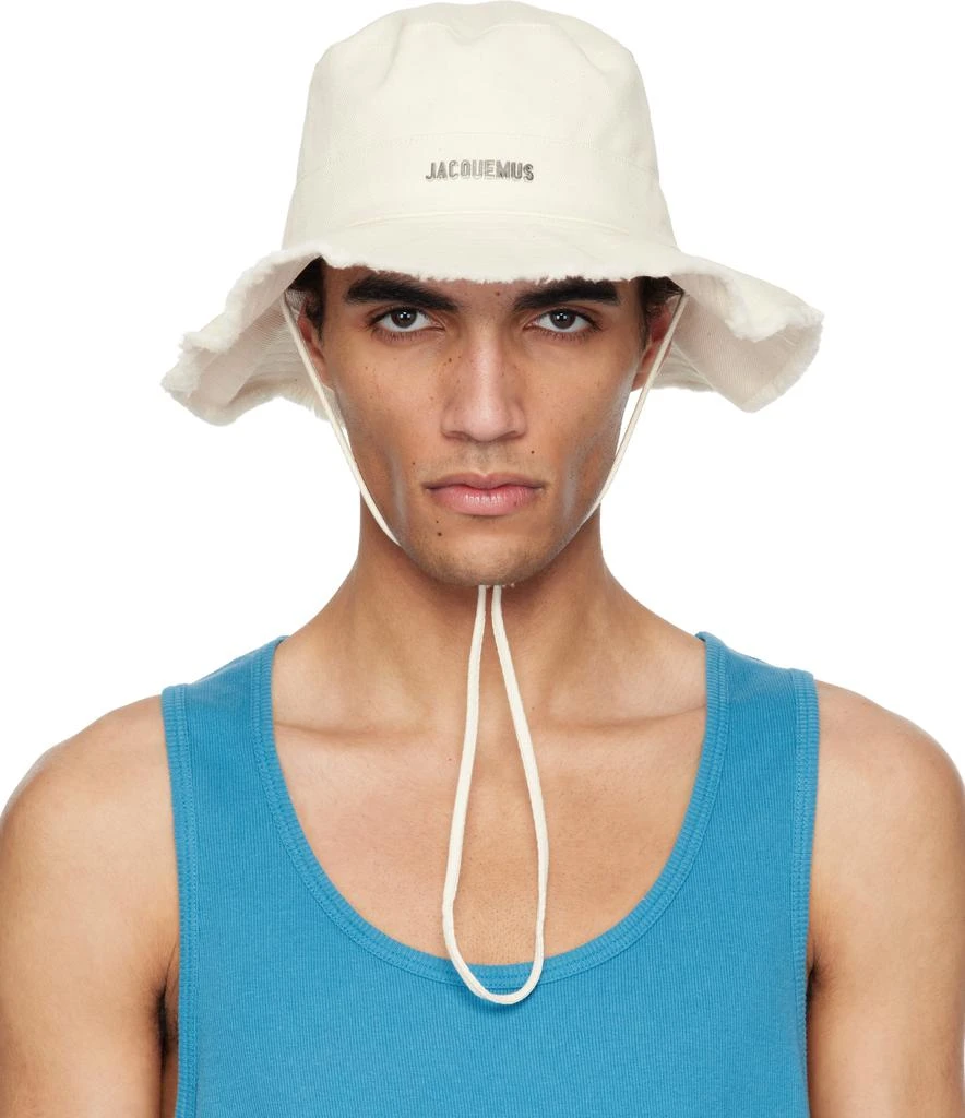 Jacquemus Off-White Les Classiques 'The Artichaut' Bucket Hat 1