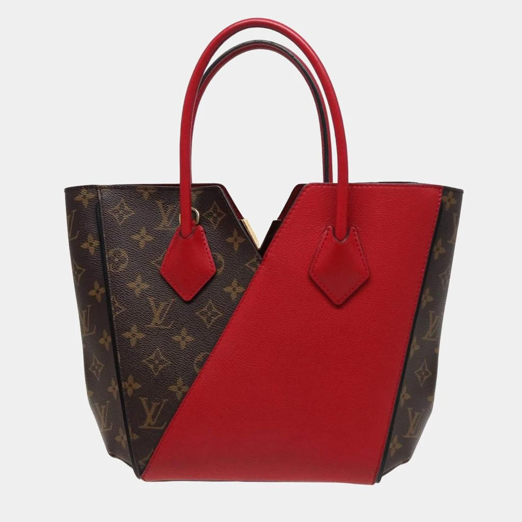 Louis Vuitton Louis Vuitton Red Monogram Canvas Kimono Tote Bag 2
