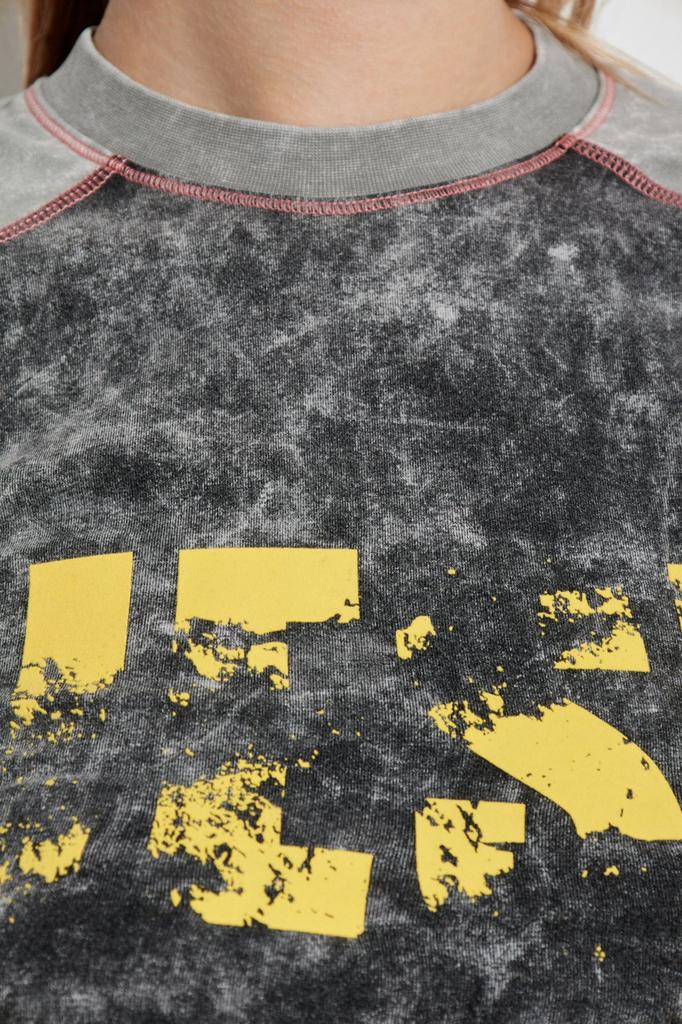 DIESEL / ワンピース/S/コットン/GRY/D-BUXT-01/Layered mini dress Shop Diesel D-Buxt-Q1 Layered Mini Dress on Sale at BeyondStyle